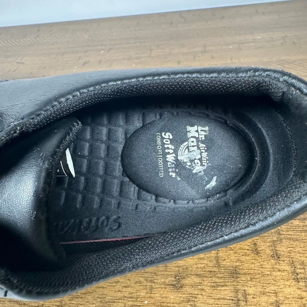Dr. Martens Shoes Mens 8 Womens 9 Black Slip Resistant Work Oxford Leather Y2K - Picture 7 of 10